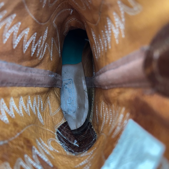 PD Tuff Men's Brown Leather Sierra Cowboy Boot 12D - Picture 10 of 10